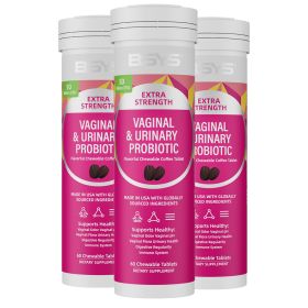 BSYS Vaginal Probiotics That Taste Like Coffee  Please These Chews Support Wellness With A Smooth Roasty Flavor No Weird Aftertaste Just Easy Dai (Option: Three bottles)