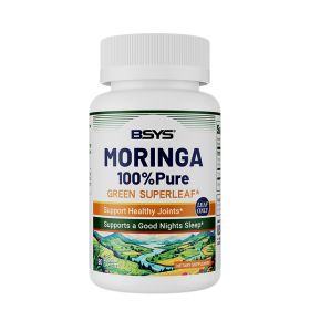BSYS Moringa Capsules Antioxidant & Anti-Inflammatory Support Blood Sugar Health Aid Cholesterol Balance Formula Heart Wellness Support Immune Bo (Option: 1pcs)