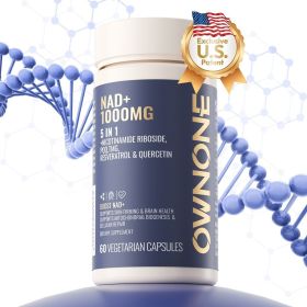OWNONE NAD 1000MG 5 IN 1 Supplement For Skin Aging And Brain Health Support Supports Cellular Repair, Energy And Focus Nicotinamide Riboside (Option: 2bottles)